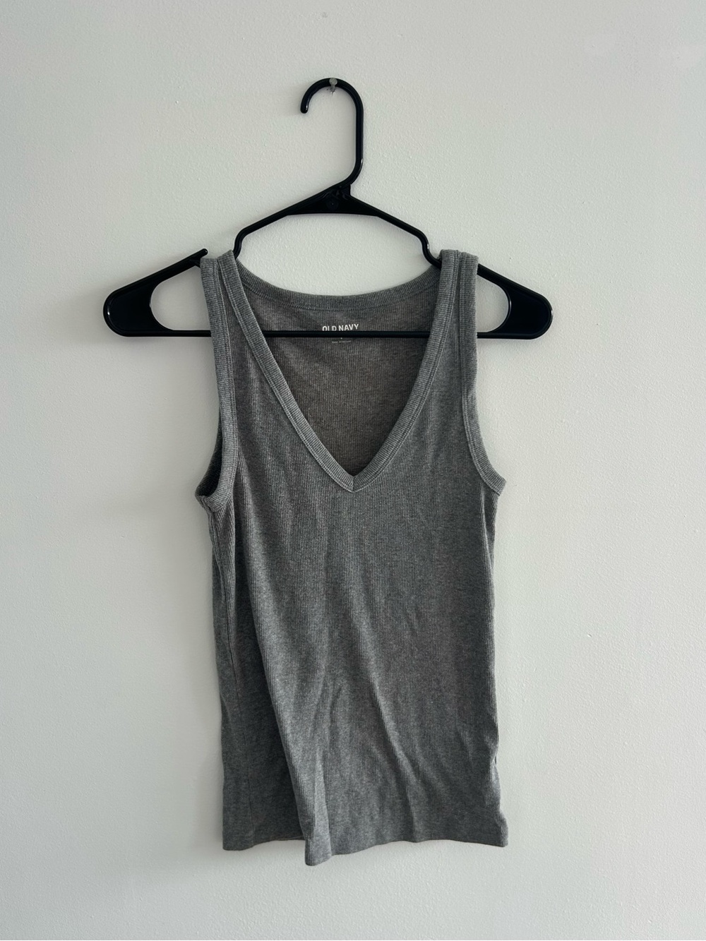 Old Navy Charcoal V-Neck Tank Top